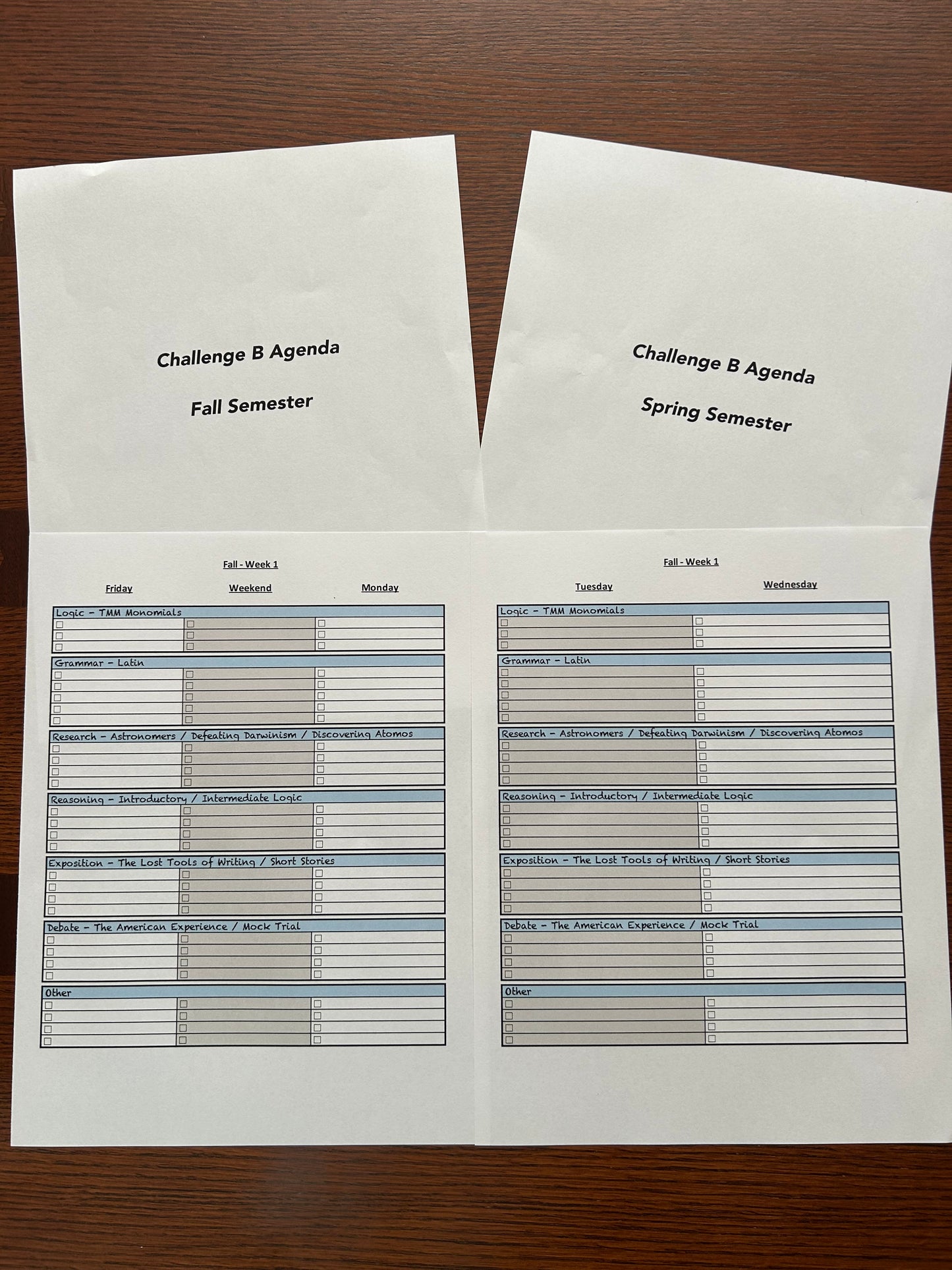 4.3 Challenge B Agenda - THURSDAY Community Day