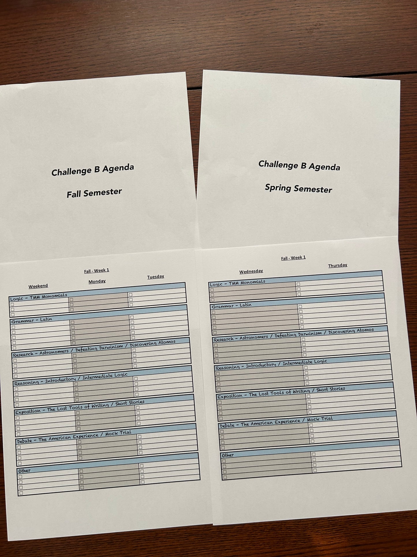 4.4 Challenge B Agenda - FRIDAY Community Day